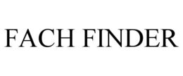 FACH FINDER trademark