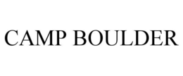 CAMP BOULDER trademark