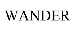 WANDER trademark
