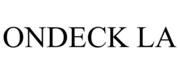 ONDECK LA trademark
