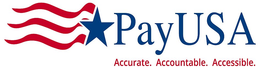 PAY USA ACCURATE. ACCOUNTABLE. ACCESSIBLE. trademark