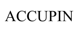 ACCUPIN trademark