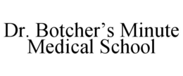 DR. BOTCHER'S MINUTE MEDICAL SCHOOL trademark