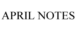 APRIL NOTES trademark