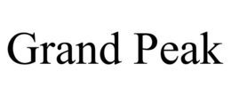 GRAND PEAK trademark
