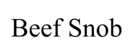 BEEF SNOB trademark