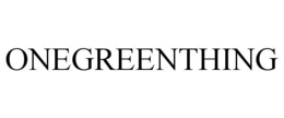 ONEGREENTHING trademark