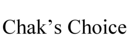 CHAK'S CHOICE trademark