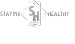 SH STAYING HEALTHY UK USA EST 2019 VETERAN OWNED AND OPERATED trademark
