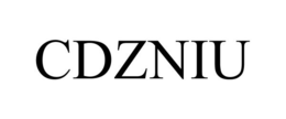 CDZNIU trademark
