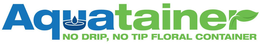 AQUATAINER NO DRIP, NO TIP FLORAL CONTAINER trademark