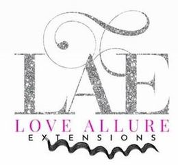LAE LOVE ALLURE EXTENSIONS trademark
