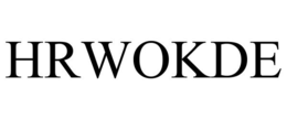 HRWOKDE trademark