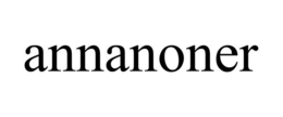 ANNANONER trademark