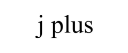 J PLUS trademark