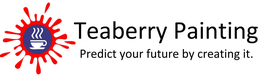 TEABERRY PAINTING PREDICT YOUR FUTURE BY CREATING IT. trademark