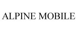 ALPINE MOBILE trademark
