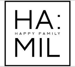 HA HAPPY FAMILY MIL trademark