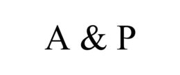 A & P trademark