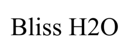 BLISS H2O trademark