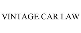 VINTAGE CAR LAW trademark