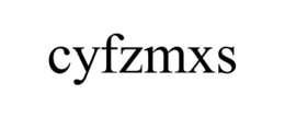 CYFZMXS trademark