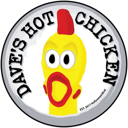 DAVE'S HOT CHICKEN EST. 2017 HOLLYWOOD BLVD trademark