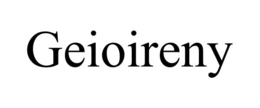 GEIOIRENY trademark