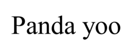 PANDA YOO trademark