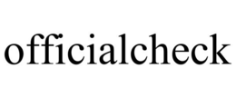 OFFICIALCHECK trademark