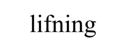 LIFNING trademark