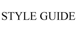 STYLE GUIDE trademark