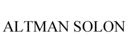 ALTMAN SOLON trademark