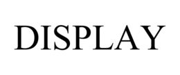 DISPLAY trademark