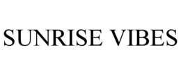 SUNRISE VIBES trademark