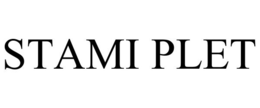 STAMI PLET trademark