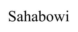 SAHABOWI trademark