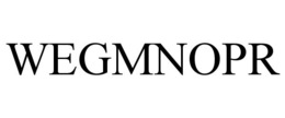 WEGMNOPR trademark