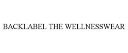 BACKLABEL THE WELLNESSWEAR trademark
