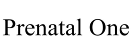PRENATAL ONE trademark