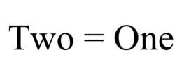 TWO = ONE trademark