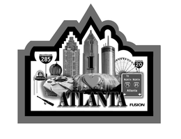 I ATLANTA FUSION INTERSTATE 285 SHOPS RESTAURANTS ENTERTAINMENT TO NORTH INTERSTATE 285 INTERSTATE 20 trademark
