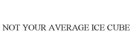 NOT YOUR AVERAGE ICE CUBE trademark