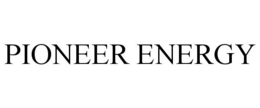 PIONEER ENERGY trademark
