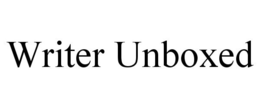 WRITER UNBOXED trademark