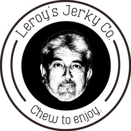 LEROY'S JERKY CO. CHEW TO ENJOY trademark
