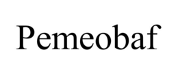 PEMEOBAF trademark