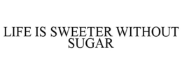 LIFE IS SWEETER WITHOUT SUGAR trademark
