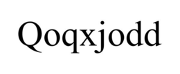 QOQXJODD trademark