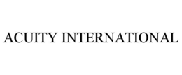ACUITY INTERNATIONAL trademark
